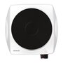 Voir la diapositive 3 : SENCO Plaque de cuisson électrique - SENCOR - SCP 1503WH-EUE4 - 1500 W - 1 foyer - Blanc