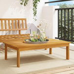 VIDAXL Table de jardin 100x60x30 cm bois d'acacia solide