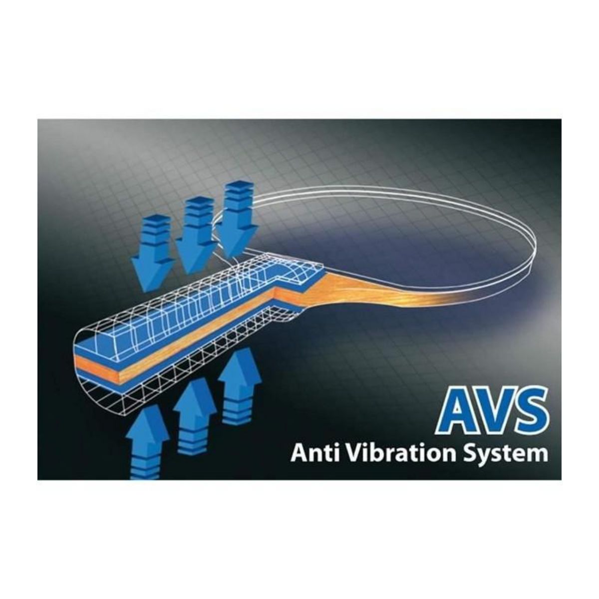 SCHILDKROT Raquette de tennis de table - SCHILDKRÖT - TOP TEAMS 600 AVS,manche