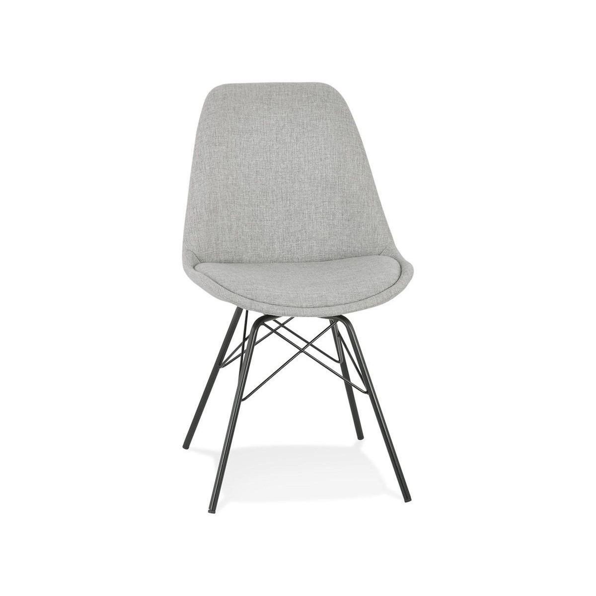 Paris Prix Chaise Design  Aliba  83cm Gris & Noir