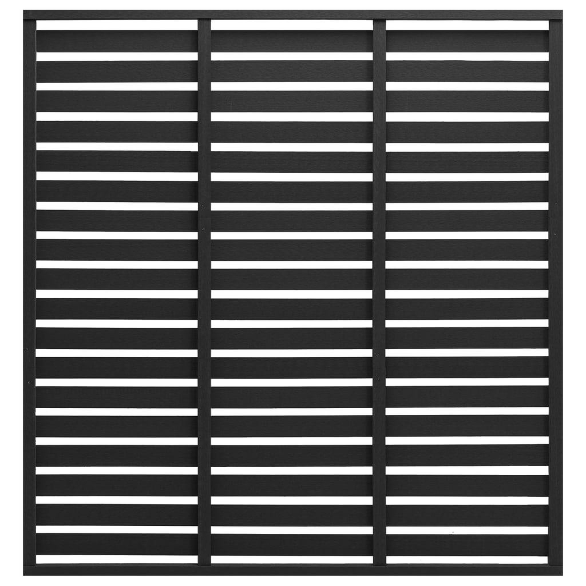 Voir la diapositive 1 : VIDAXL Panneau de cloture WPC 180x180 cm Noir