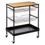 Voir la diapositive 1 : FIVE Desserte de Cuisine Design  Amo  79cm Naturel