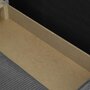 HOMIFAB Canapé d'angle convertible réversible 4 places avec coffre de rangement en velours côtelé gris anthracite - Livia New