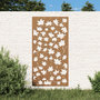 Voir la diapositive 1 : VIDAXL Decoration murale jardin 105x55 cm acier corten design feuille