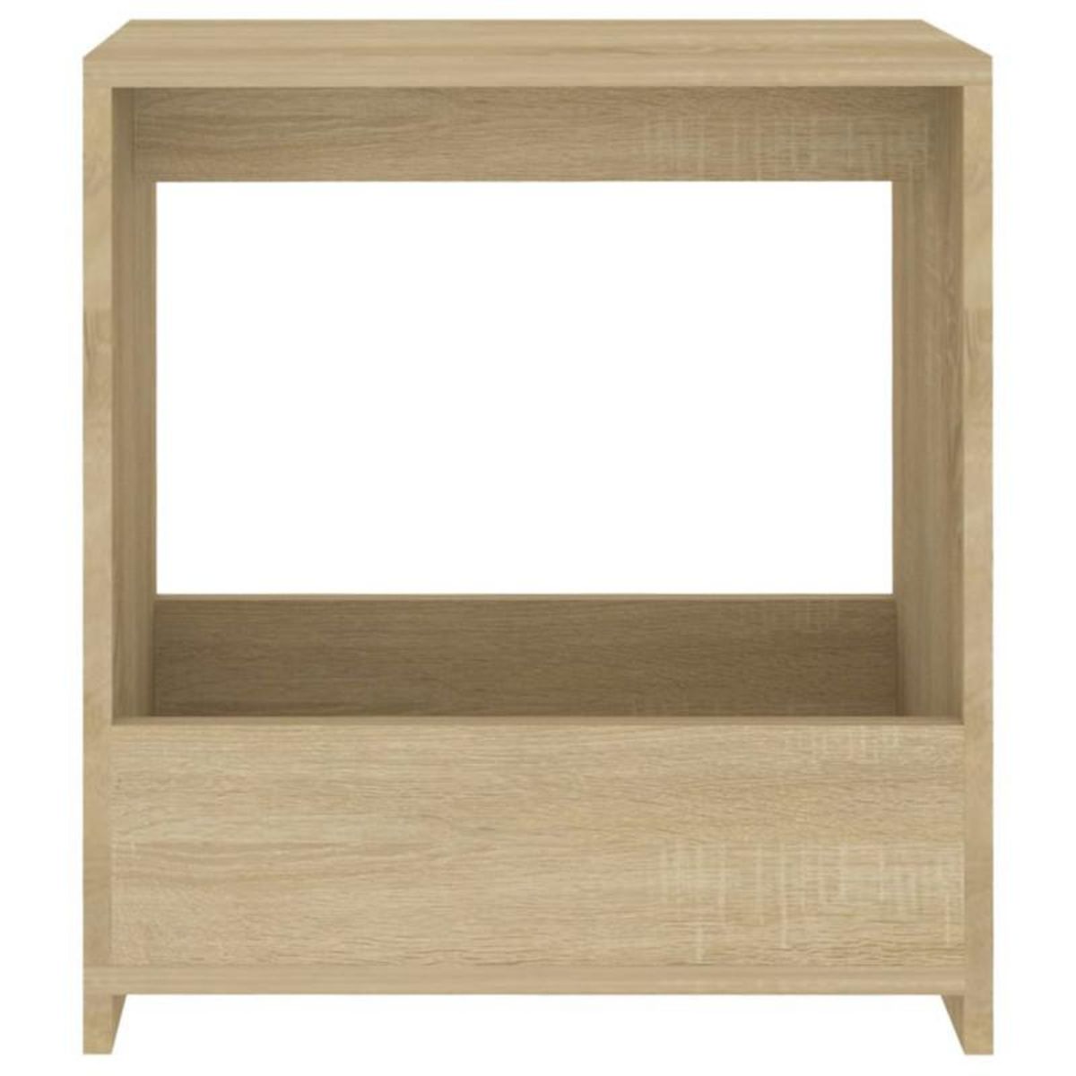 VIDAXL Table d appoint chêne sonoma 50x26x50 cm bois d ingénierie