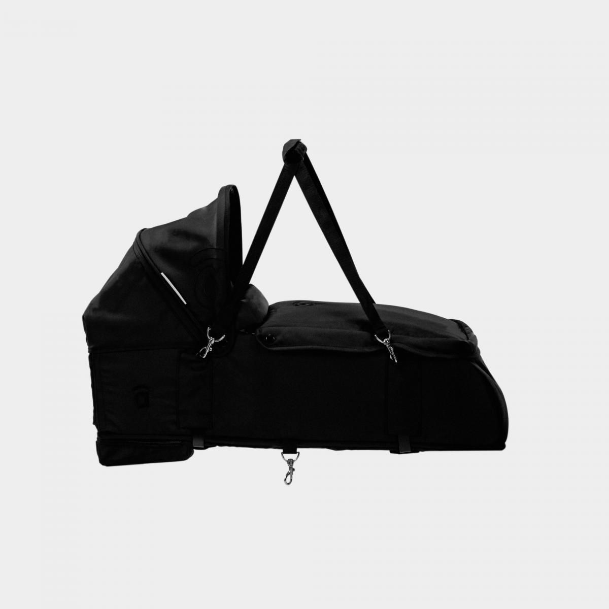 Asalvo Nacelle Double Bro Noir - Confort et Praticité pour Bébé