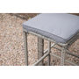 Voir la diapositive 5 : Paris Prix Tabouret de Bar de Jardin  Alo  76cm Gris