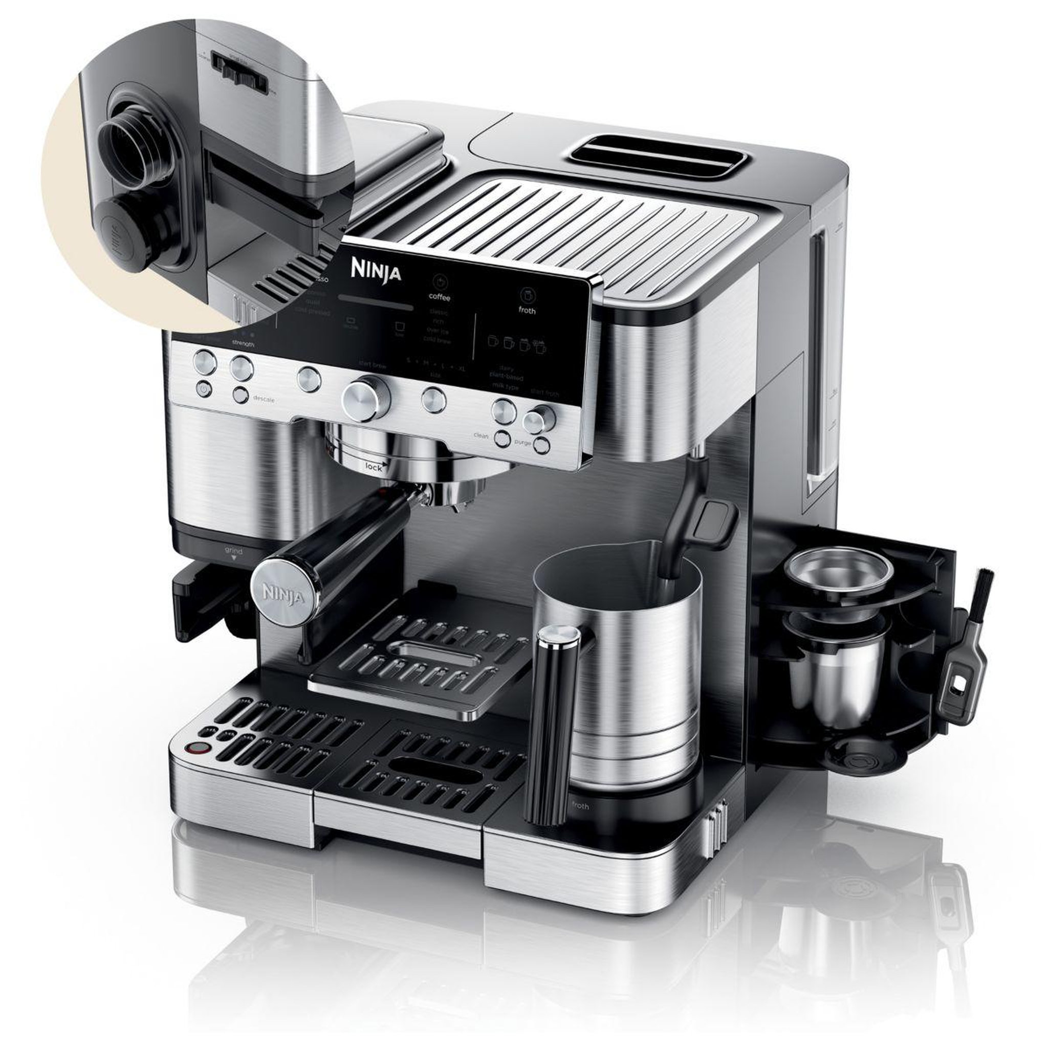 Voir la diapositive 5 : NINJA Machine à expresso ES601EU Luxe Premier