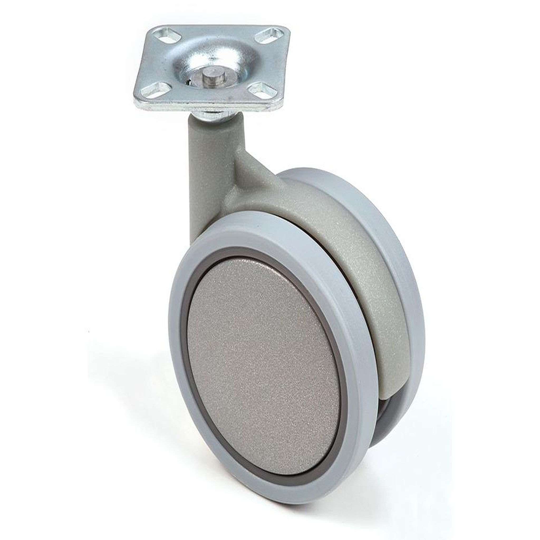 CENTRALE BRICO Roulette de meuble 75mm avec bande de roulement souple