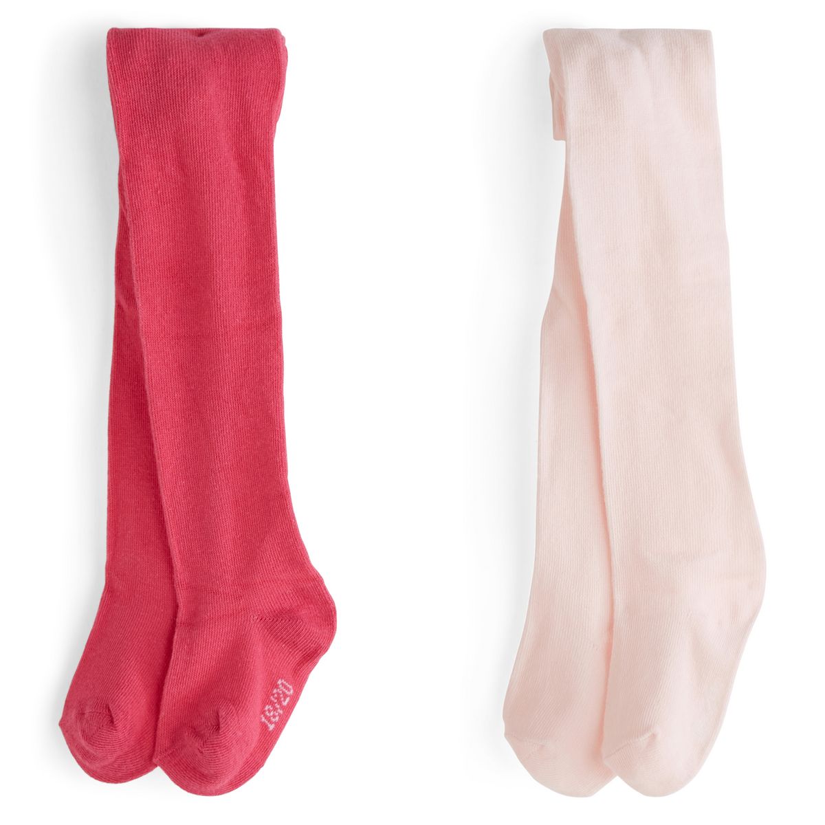IN EXTENSO Lot de 2 paires de collants bébé fille