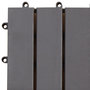 Voir la diapositive 4 : VIDAXL Carreaux de terrasse 10pcs Delavage gris 30x30 cm Acacia solide