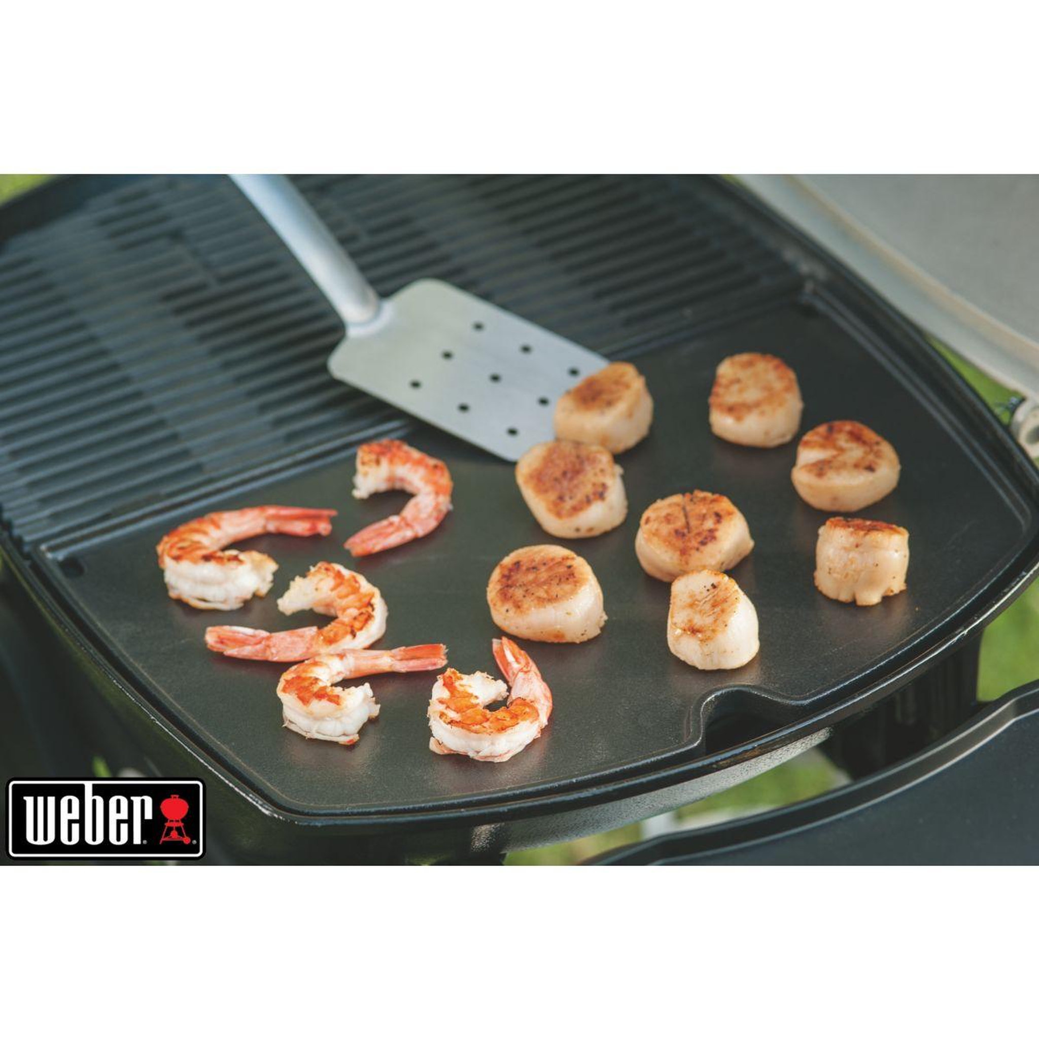 Voir la diapositive 3 : Weber Plancha pour barbecue Plancha en fonte Q200 et Q2000