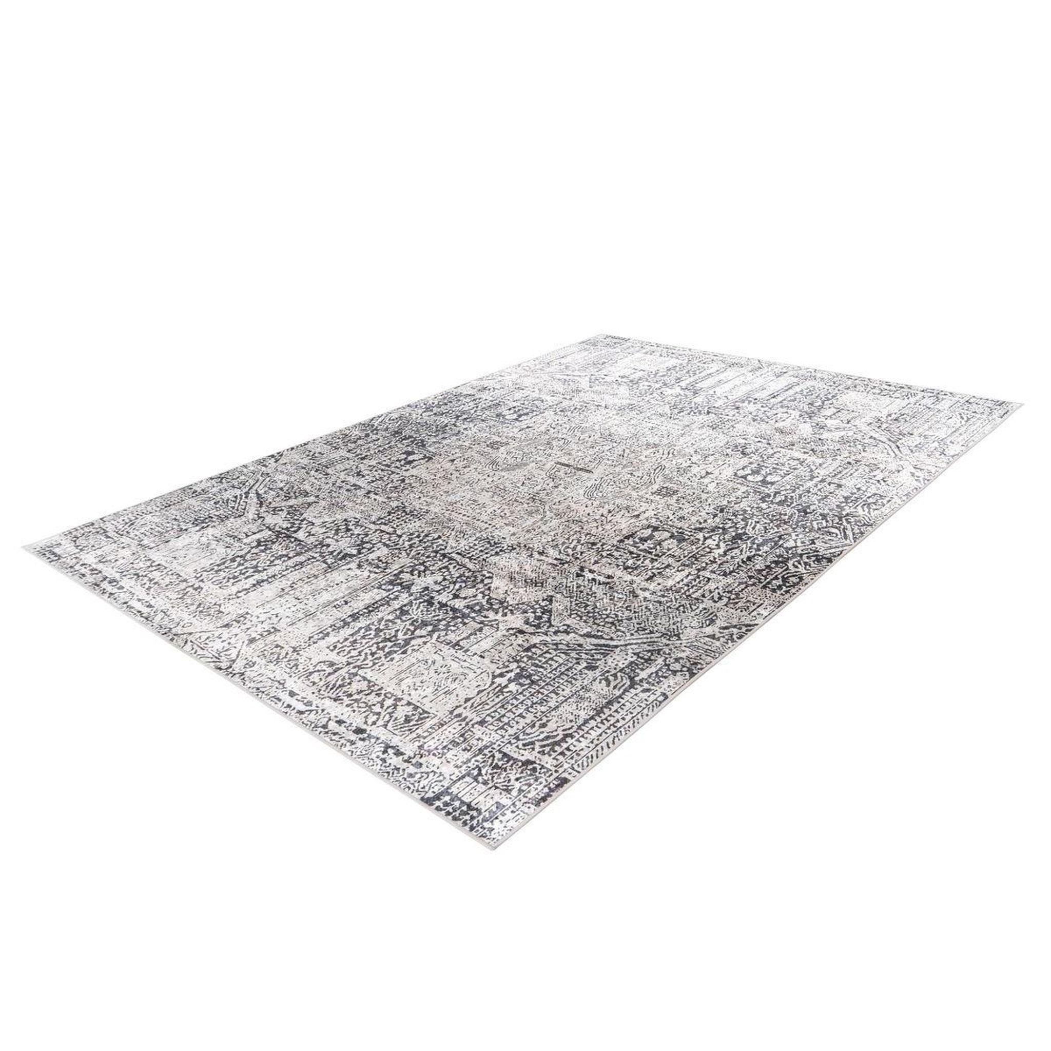 Voir la diapositive 2 : Paris Prix Tapis vintage poils plats  rhodin  gris