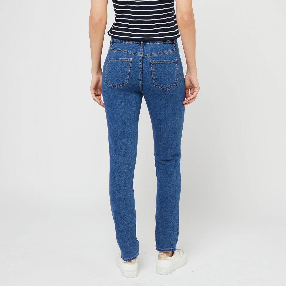 INEXTENSO Jean slim bleu femme