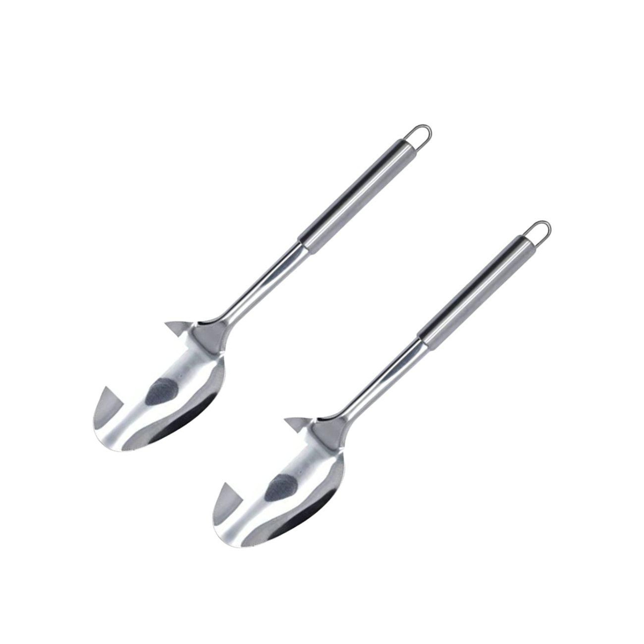 Fackelmann Set de 2 ustensiles de cuisine cuillère de service et cuillère de cuisine fackelmann elemental