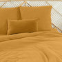 Voir la diapositive 3 : Home collection Parure housse de couette 100% gaze de coton 57 fils - kaki