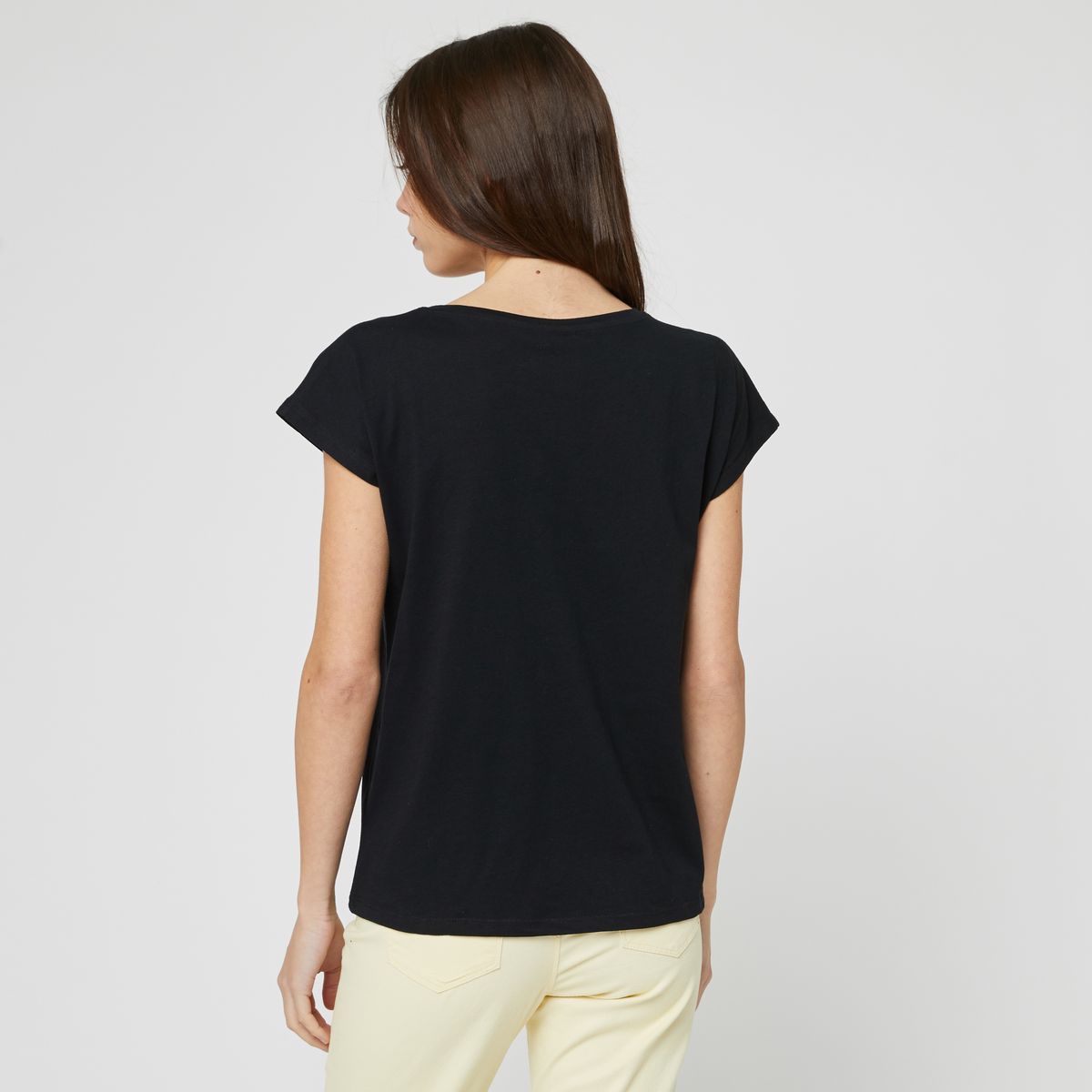 INEXTENSO T-shirt noir femme