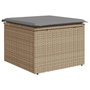 Voir la diapositive 4 : VIDAXL Salon de jardin et coussins 11 pcs melange beige resine tressee