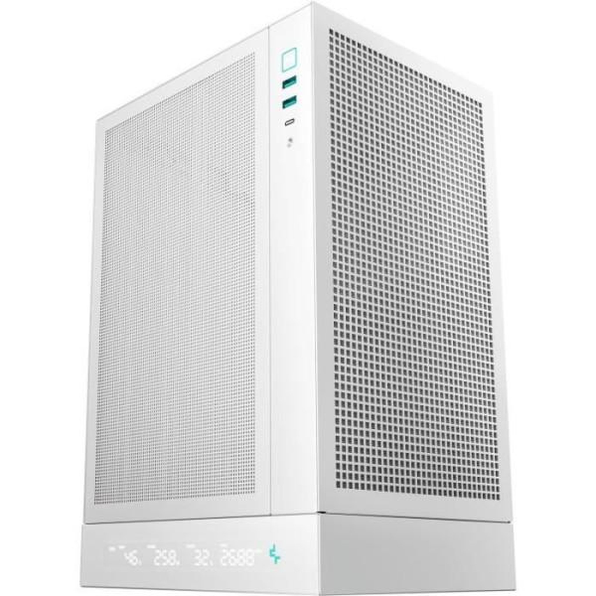 Deepcool Boitier sans alimentation - DEEPCOOL CH170 Digital - Mini tour - Format M-ITX - Blanc