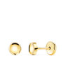 Voir la diapositive 1 : L'ATELIER D'AZUR Boucles d'Oreilles Or 18 Carats 750/000 Jaune Ronde