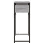 Voir la diapositive 5 : VIDAXL Table console avec etagere sonoma gris 75x30x75 cm