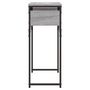 Voir la diapositive 5 : VIDAXL Table console avec etagere sonoma gris 75x30x75 cm
