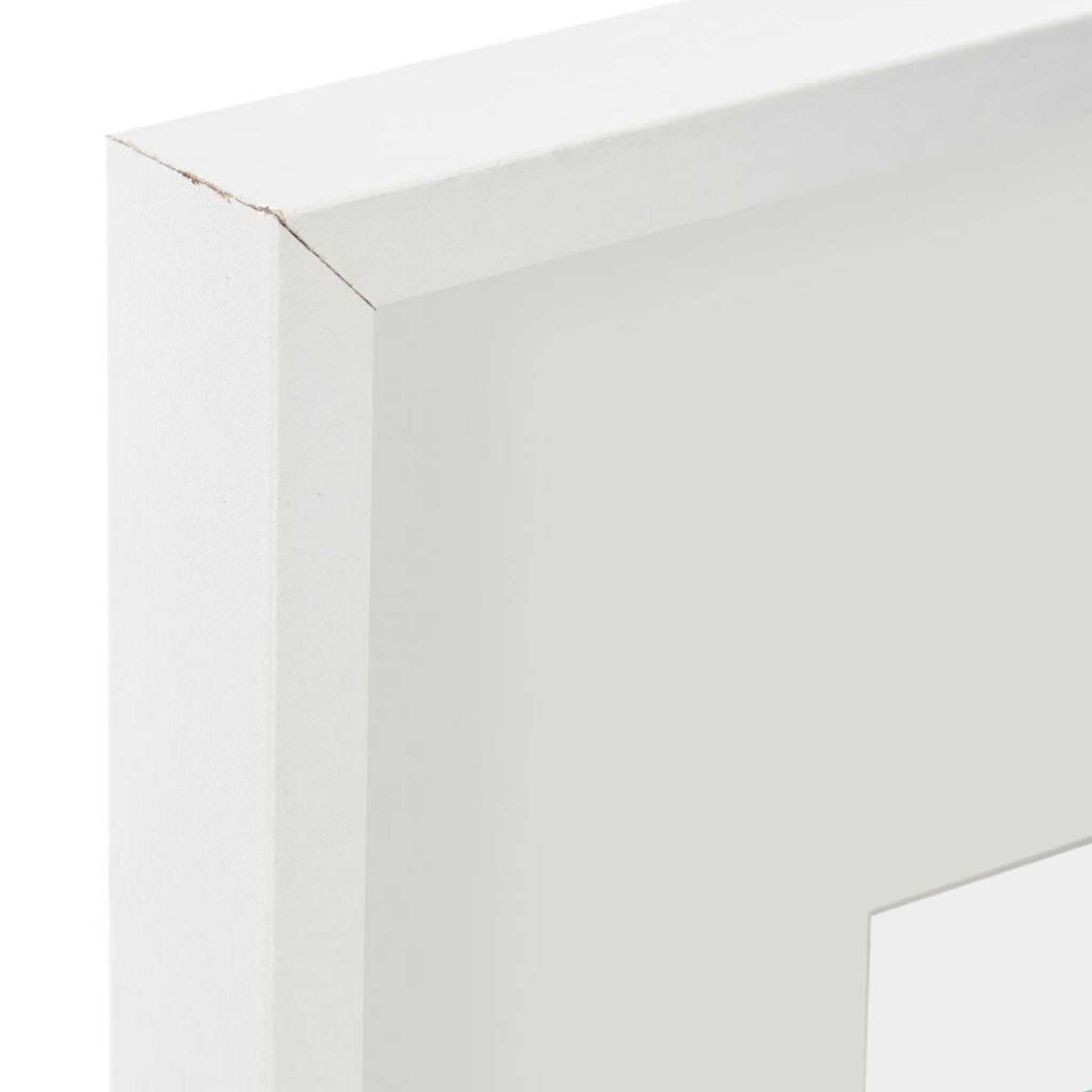 Voir la diapositive 2 : ATMOSPHERA Cadre photo en verre  manu  21x30cm blanc