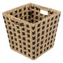 Voir la diapositive 1 :  Panier Carré Déco  Terre Inconnue  31x31cm Beige