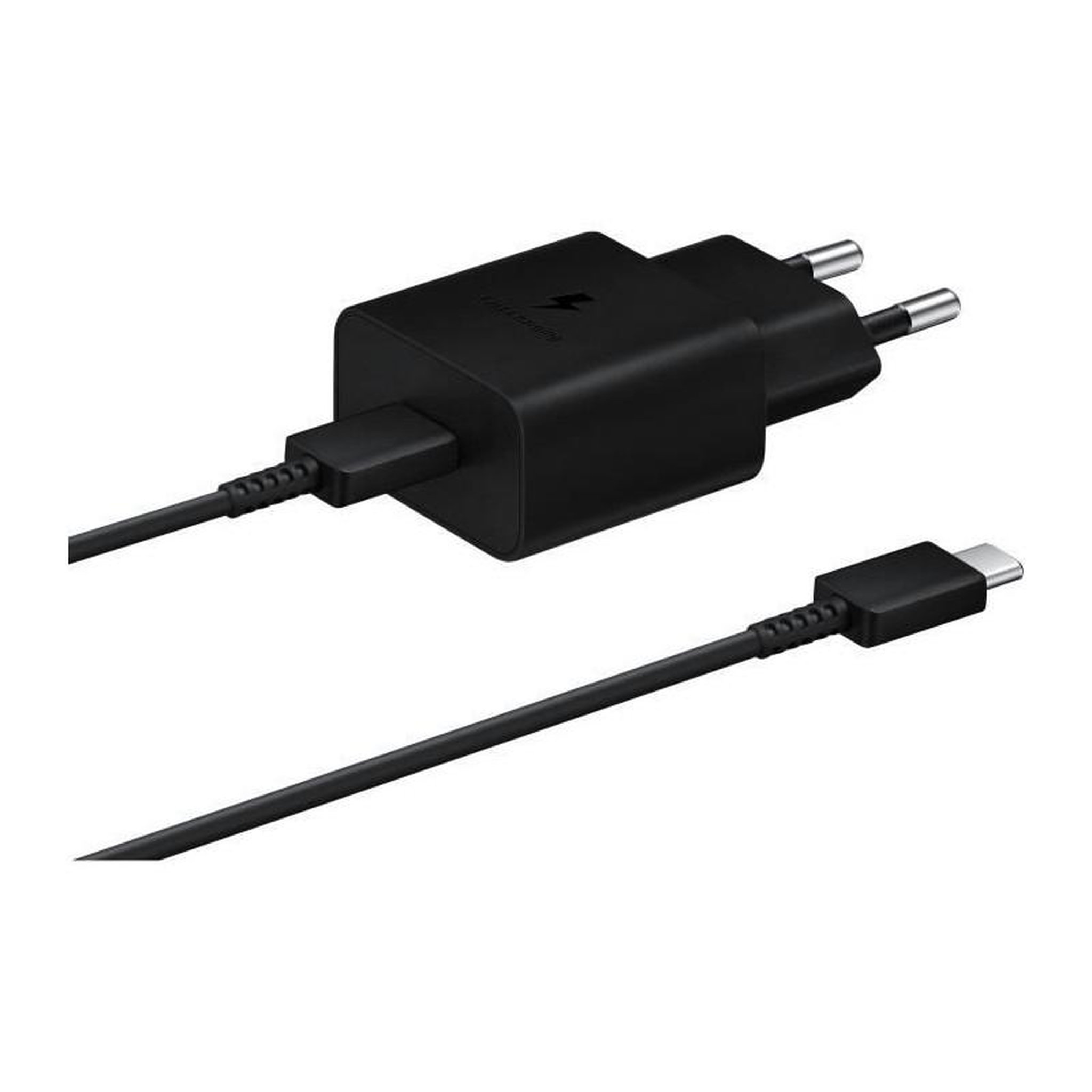 Samsung Chargeur Secteur USB C 15W + cable USB C - 15W - SAMSUNG - Noir
