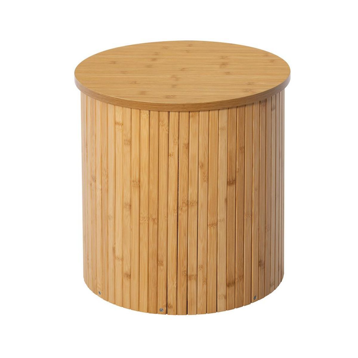BEST MOBILIER Kofu - bout de canapé - bambou - 40x40 cm