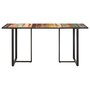 Voir la diapositive 2 : VIDAXL Table de salle a manger 160 cm Bois de recuperation massif