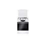 Amica Cuisinière mixte 77l 4 feux blanc - ACM7037RB