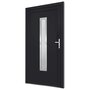 Voir la diapositive 4 : VIDAXL Porte d'entree anthracite 108x208 cm PVC