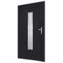 Voir la diapositive 4 : VIDAXL Porte d'entree anthracite 108x208 cm PVC