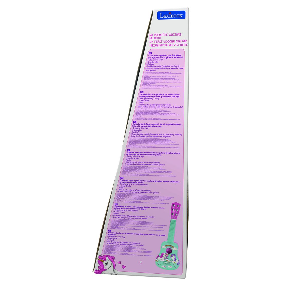Lexibook Ma Première Guitare en Bois Licorne