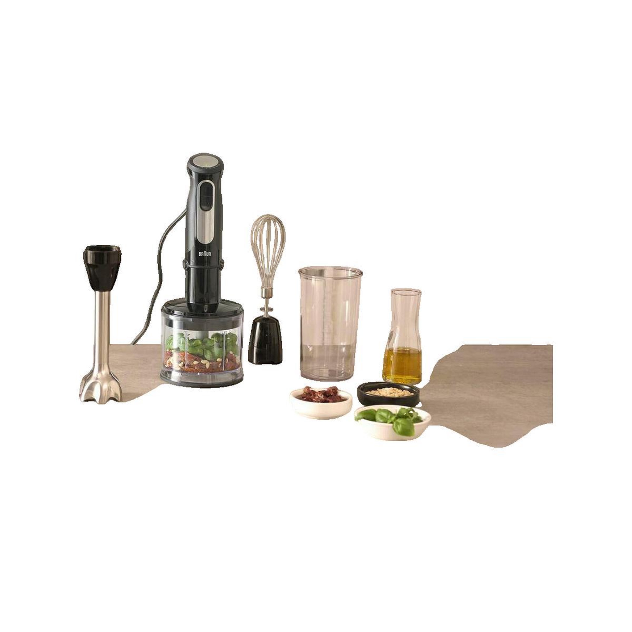 Voir la diapositive 3 : BRAUN Mixeur plongeant Braun MultiQuick 5 Pro MQ 55236 M noir
