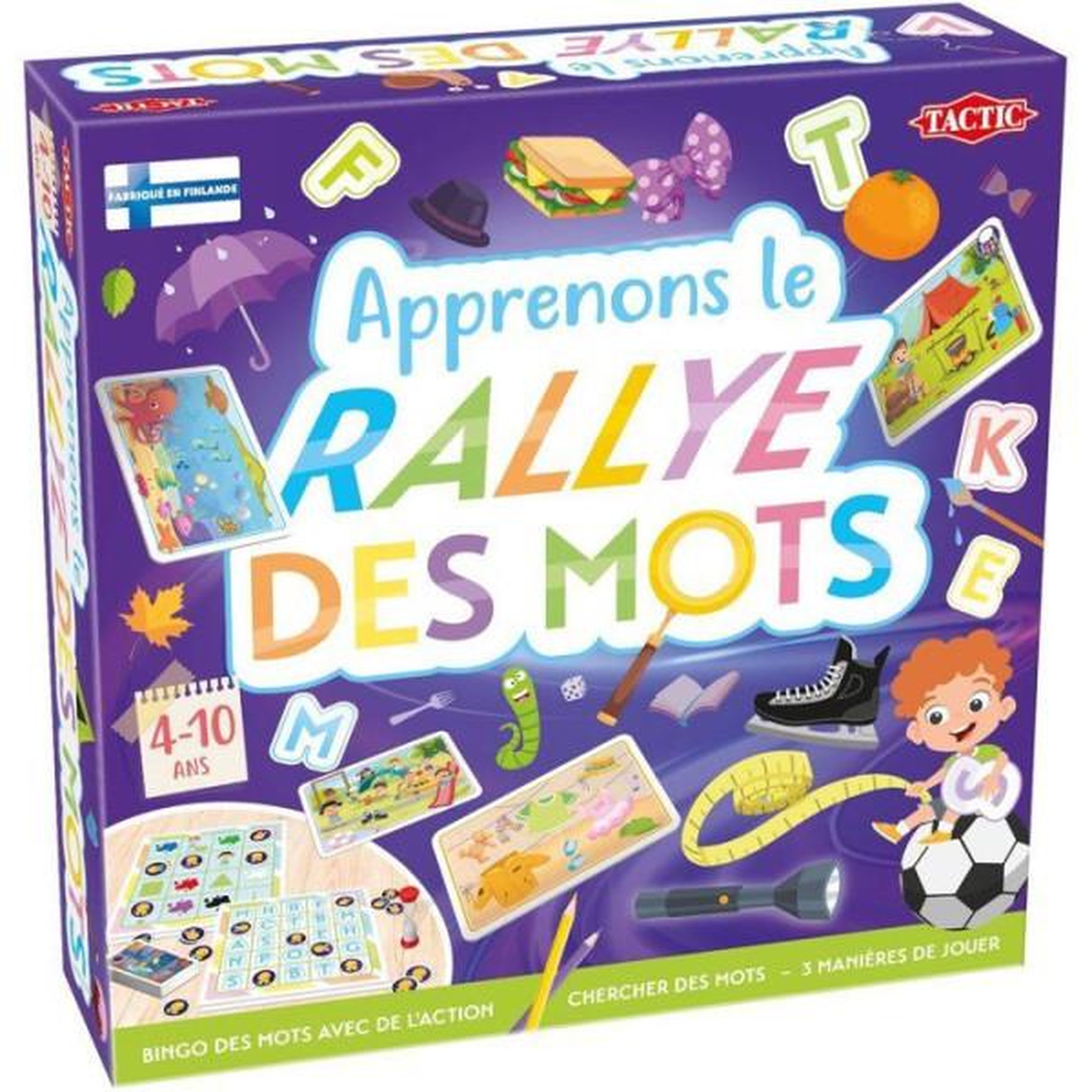 Tactic Apprenons le Rally des Mots - Jeu éducatif - TACTIC - 2 joueurs et plus - Des 4 ans