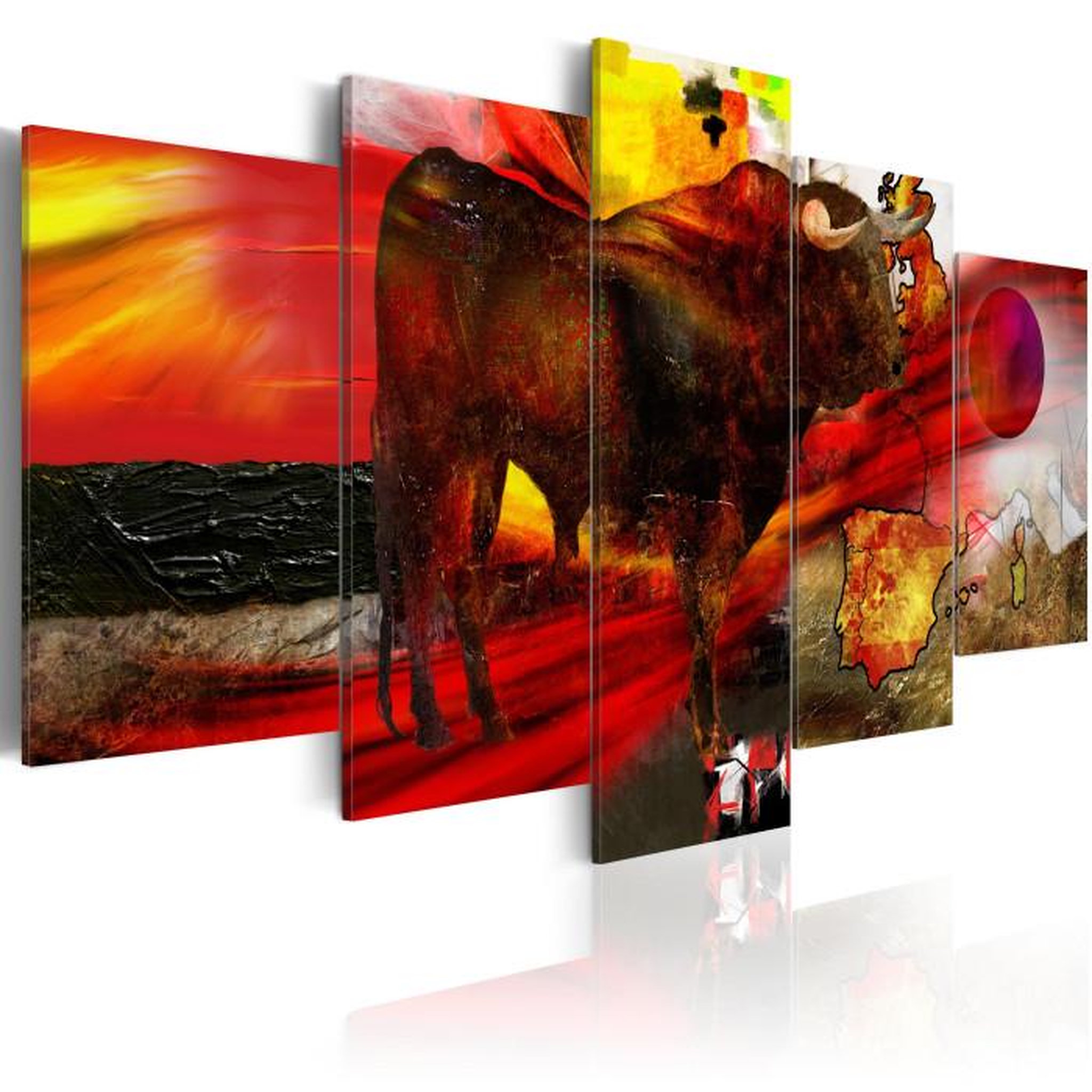 Paris Prix Tableau Imprimé  Spanish Temper. Coloris disponibles : Multicolore