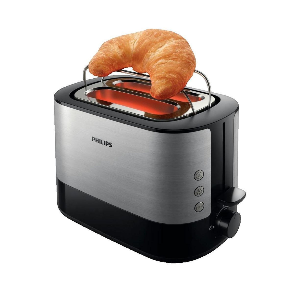 Philips Grille pain Philips HD2637/90 avec fentes larges