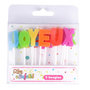 Voir la diapositive 2 : Paris Prix Lot de 18 Bougies  Joyeux Anniversaire  17cm Multicolore
