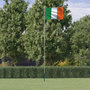 Voir la diapositive 1 : VIDAXL Drapeau de l'Irlande et mat 6,23 m Aluminium