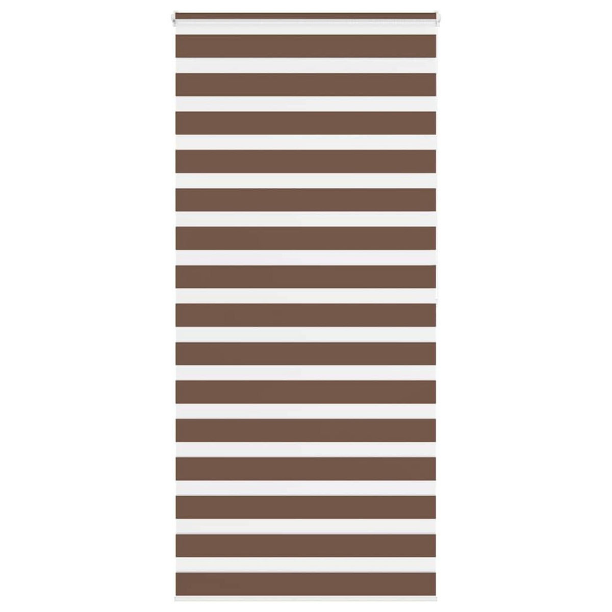 VIDAXL Store zebre marron 100x200 cm largeur du tissu 95,9cm polyester