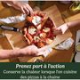 Voir la diapositive 4 : Cuisinart Four à pizza électrique CPZ120E inox pizza 32 cm, cuisson de 175 à 400°C