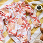 Voir la diapositive 6 : Petit Béguin Maillot de bain 1 pièce bébé manches longues Cassis