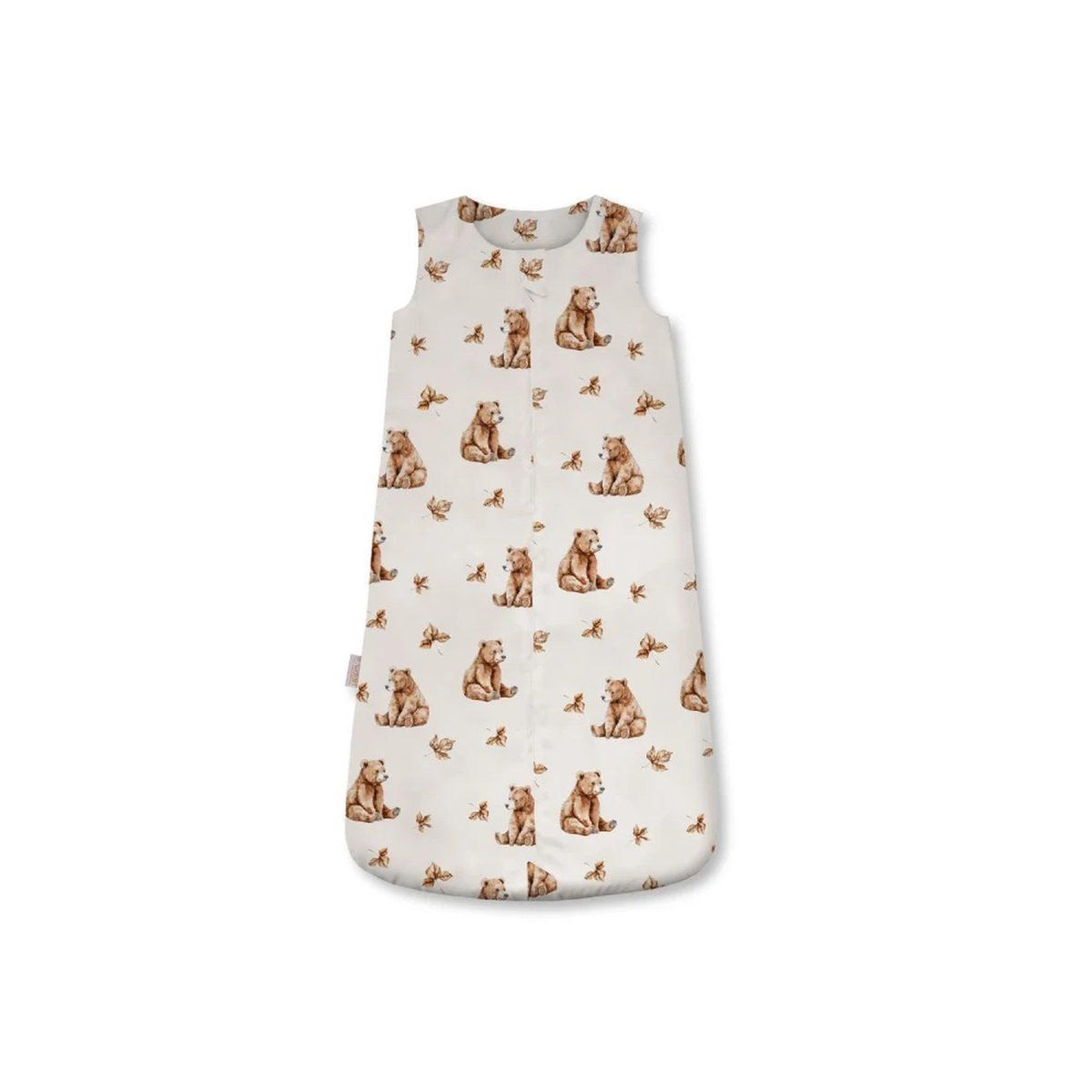 WALDIN Gigoteuse en bambou 50 × 90 cm 2,5 TOG - taille M - motif oursons, beige