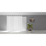 SOLEIL D'OCRE Voile à oeillets baie vitrée 280x250 cm DOLLY, par Soleil d'ocre. Coloris disponibles : Gris, Blanc