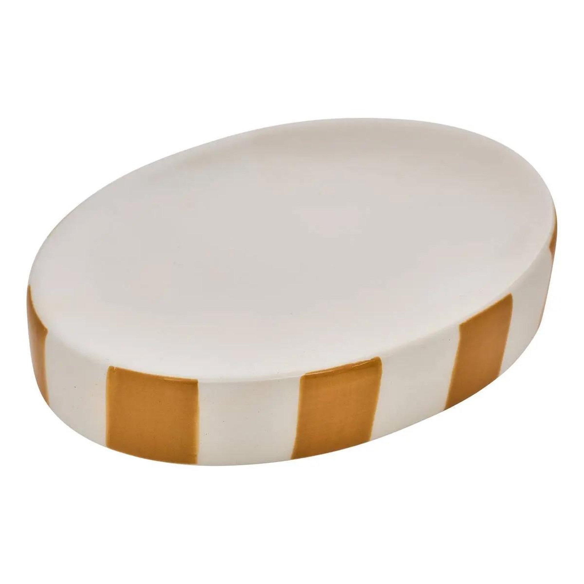FIVE Porte-savon en céramique  strio  13cm jaune
