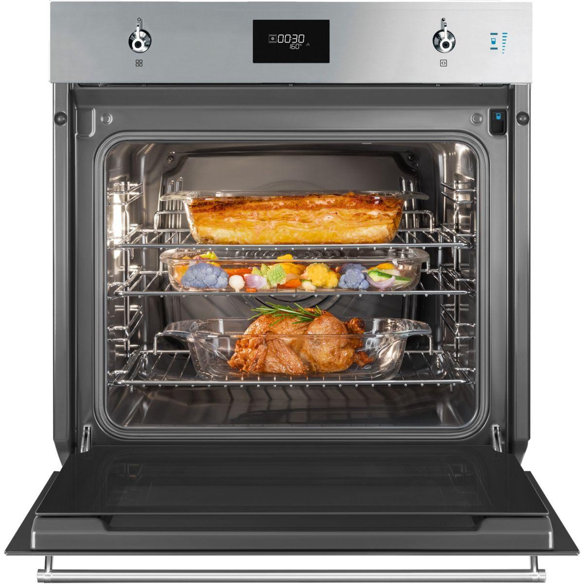 Voir la diapositive 2 : SMEG Four encastrable sop6301s2x