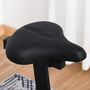 Voir la diapositive 5 : HOMCOM Vélo elliptique vertical vélo d'appartement 2 en 1 écran LCD multifonction hauteur & résistance réglable acier noir