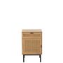 Voir la diapositive 2 : Paris Prix Table de Chevet Cannage  Kory  70cm Naturel